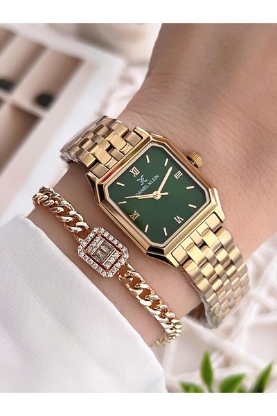Daniel Klein Steel Band 30 Mt Water Resistant Women's Wrist Watch+Bracelet Bfg.13877.X5