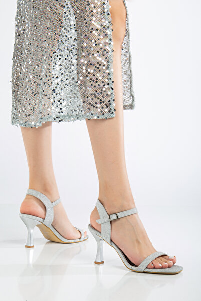 wolfcity Tek Bant Abiye Klasik Sandalet 0030