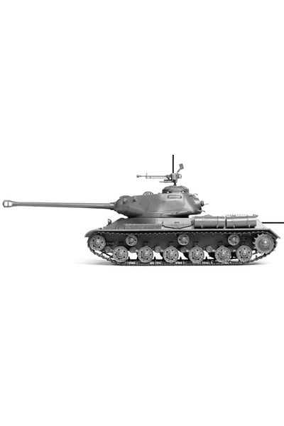 Zvezda 1/72 Russian Is-2 Stalin Plastic Tank Model Kit, Unassembled Hobby Set