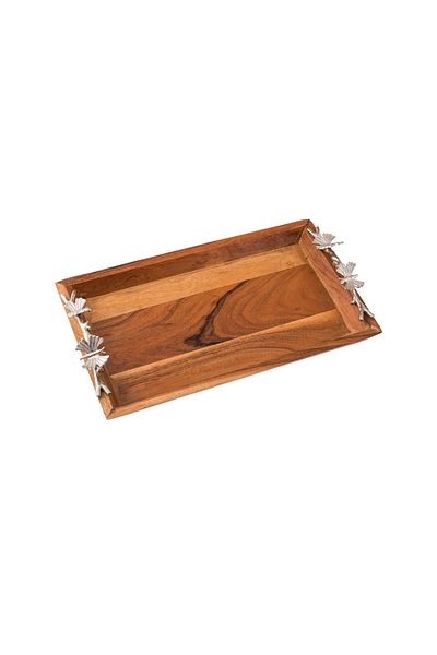 Dania Rectangular wooden tray, size 22 x 36 cm