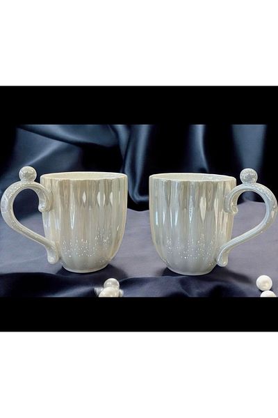 decovien Muba Consept Pearl Porcelain 2-Piece Cup White 300 ml