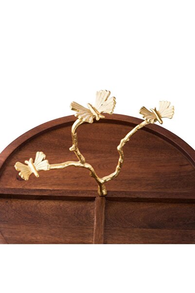 Dania Wooden circular serving plate, size 30 cm