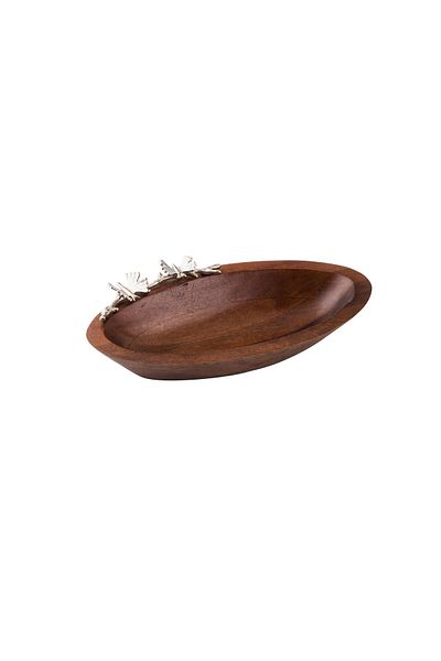 Dania Oval wooden serving plate, size 14 x 29 cm
