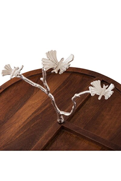 Dania Wooden circular serving plate, size 30 cm