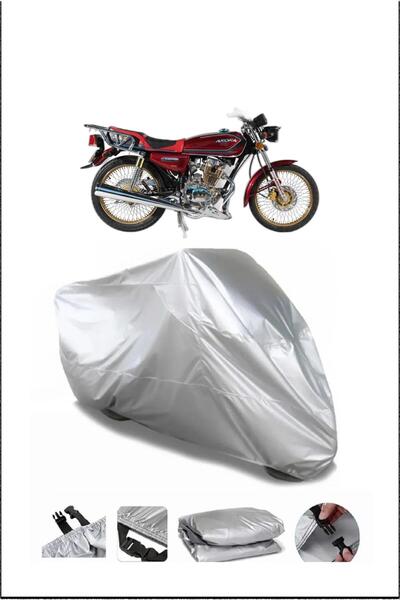 Breen أرورا AR100-8AM غطاء دراجة نارية رمادي مقاوم للماء بجودة معدلة