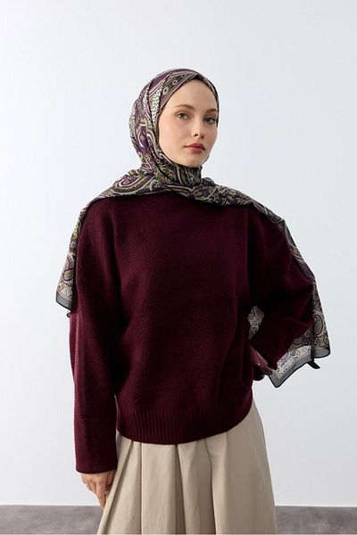 MİRSOY SCARF Σαλ με Πράσινο Μοτίβο Στρατιώτη - Μοτίβο Mina
