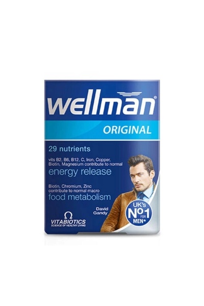 Wellman Sibirya Ginsengi, Magnezyum, Biotin, Çinko, L-Karnitin İçeren Erkek S...