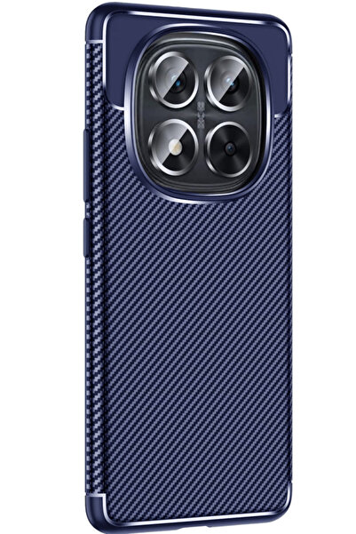 UnDePlus Xiaomi Redmi Note 14 Pro 5G / Poco X7 5G Kılıf Karbon Silikon Case Kapak