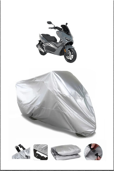 Breen Rks Vieste249 Rear Bag Compatible Gray Waterproof Canvas (Motorcycle)