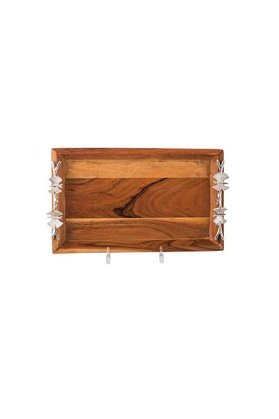 Dania Rectangular wooden tray, size 22 x 36 cm
