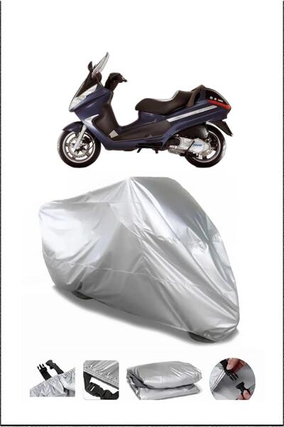 Breen غطاء دراجة نارية بياجيو X8200 رمادي عالي الجودة مقاوم للماء