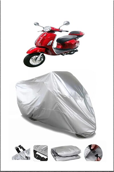 Breen King Motor Kr-211Rana50 Gray Waterproof Quality Motorcycle Cover