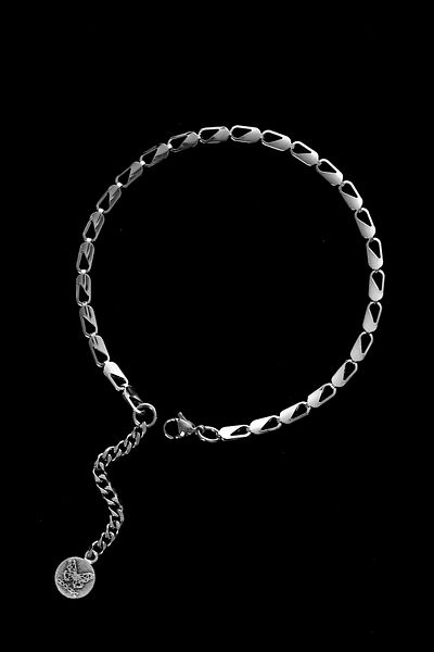 LABALABA Men's Fish Eye Model Steel Chain Bracelet