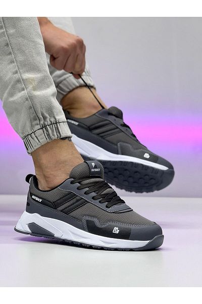 mayback Men's Orthopedic Comfort Sole Light Summer Lace-Up Casual Sports Shoes Sneakers