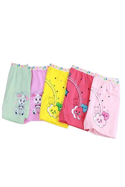 KEYAL Tutku Lycra Girls Boxer 6 Pack