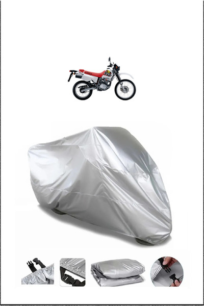 Breen HONDA Xlr125 حقيبة خلفية متوافقة مع القماش الرمادي المقاوم للماء (دراجة نارية)