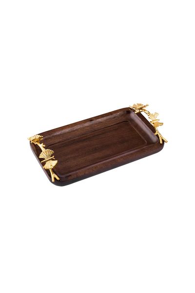 Dania Rectangular wooden tray, size 17 × 30 CM