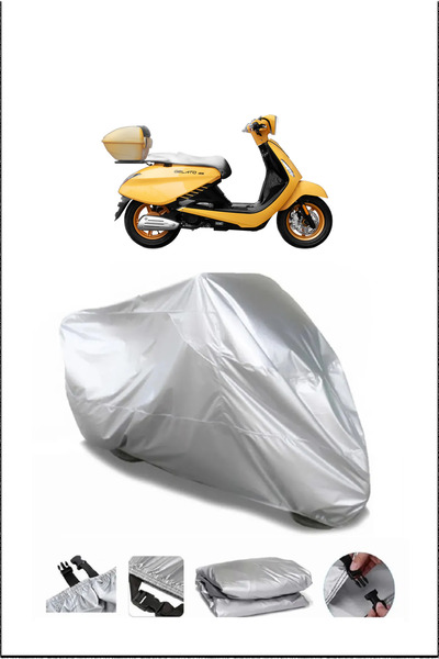 Breen يوكي جيلاتو 125 غطاء دراجة نارية رمادي عالي الجودة مقاوم للماء