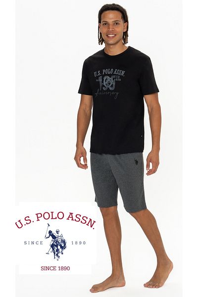 U.S. Polo Assn. Uspa Men's Vega T-Shirt & Shorts Pajama Set - Mer.1.Gj.J8.777.8.Qx.El8.W4.Ydd