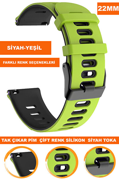 COBRA لساعة Xiaomi Mi Watch S1-S2 - سوار ساعة سيليكون 22 مم، حزام A5622MM، حا...
