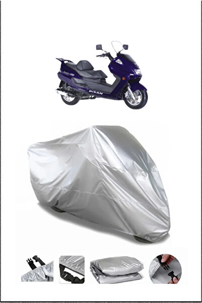 Breen غطاء دراجة نارية بيسان سانتانا 150 رمادي عالي الجودة مقاوم للماء