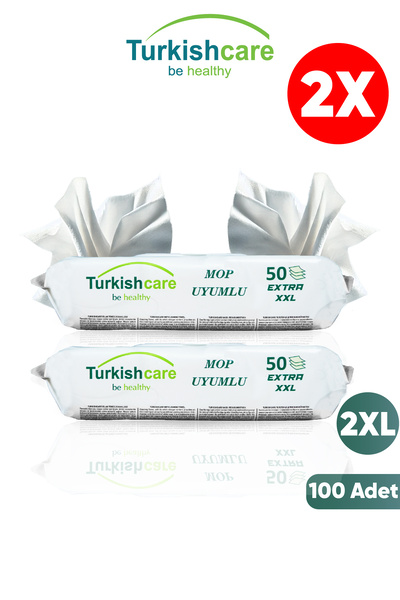 Turkishcare Yüzey Temizlik Havlusu 50'li Ikili Set