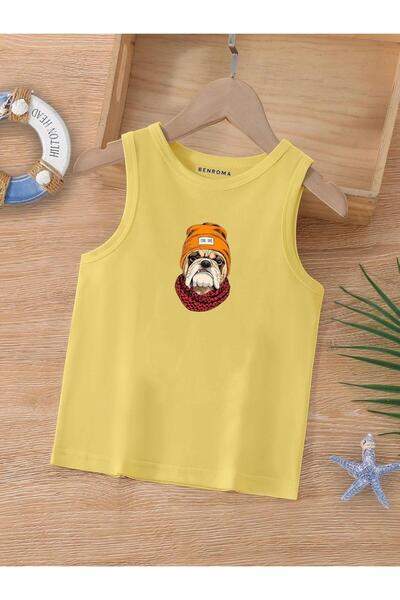 BENROMA KİDS DEČJA MAJICA BEZ RUKAVA SA SNIJEGOM I CRTANIM LIKOM Lik