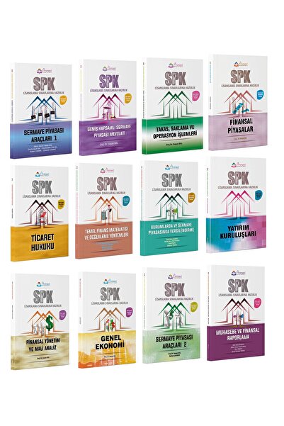 Finansed Yayınları Finansed SPK Düzey-3 Konu Anlatımlı 12 li Set Finansed Yayınları