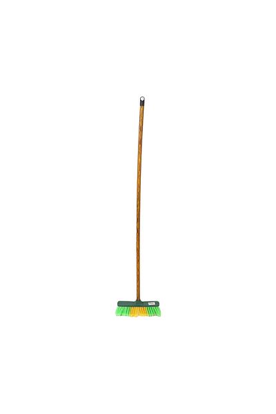 DELCASA Floor Broom with a Long Wooden Handle- DC3116