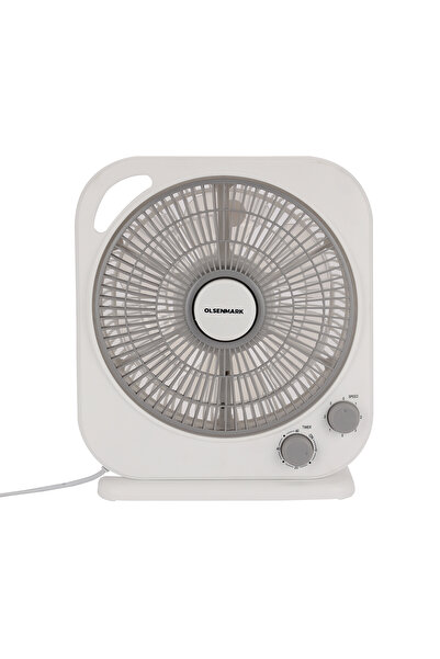 Olsenmark 10" Box Fan- OMF1867/ High Performance with 3-Speed Controls