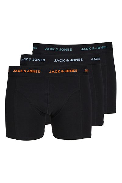 Jack & Jones Ανδρικό λογότυπο μονόχρωμο πακέτο μπόξερ 3 - Marvin