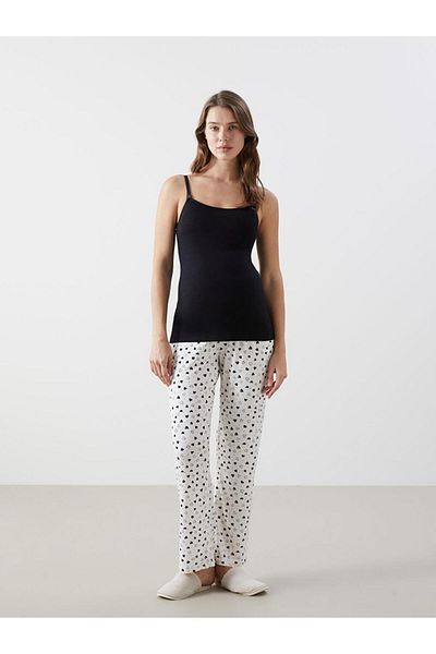 LC Waikiki LCW DREAM U-Neck Flat Strap Maternity Tank Top