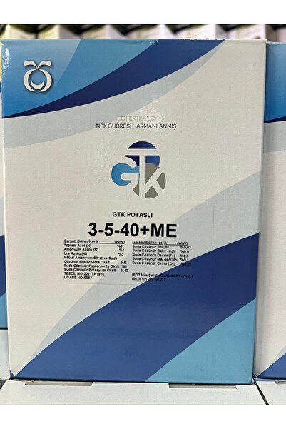 GTK GÜBRE POTASLI 3-5-40+ME 1KG