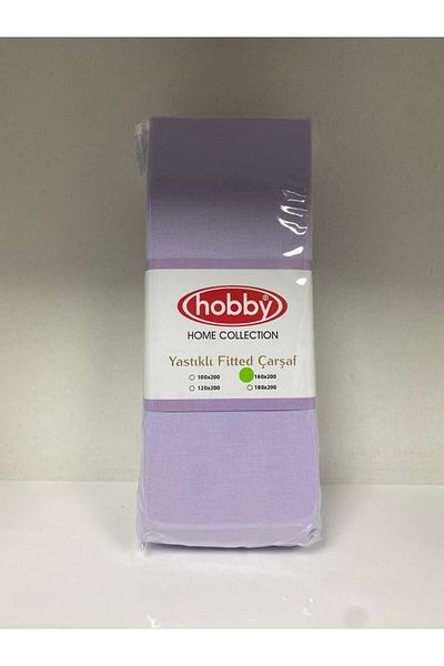 Hobby Ranforce Double Plain Lilac Fitted Sheet Set