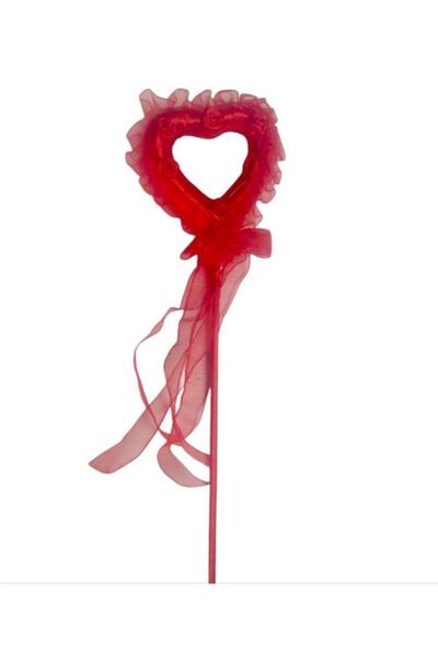 mutlu adım 12 Pieces 5X5Cm Heart Rod with Fabric Wrap