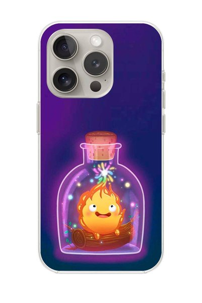 Dali Design حافظة شفافة متوافقة مع هاتف iPhone 15 Pro Max بتصميم Howls Moving...