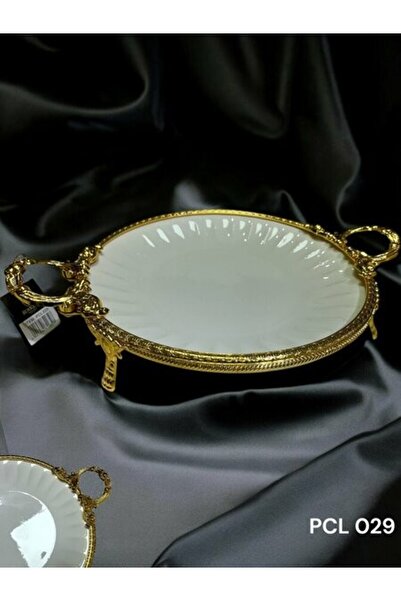 ROY KING Elegance Στρογγυλό Πιάτο Παρουσίασης Χρυσό 41 cm Pcl029