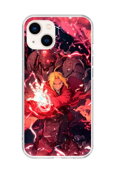 Dali Design حافظة شفافة متوافقة مع هاتف iPhone 14 Plus بتصميم Fullmetal Alche...