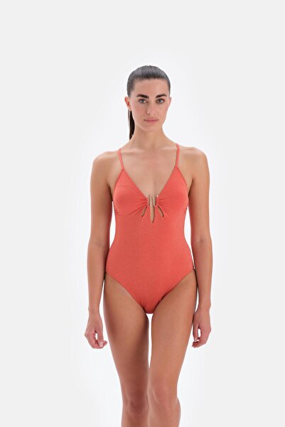Eros Thin Strap Triangle Swimsuit Salmon 3026My
