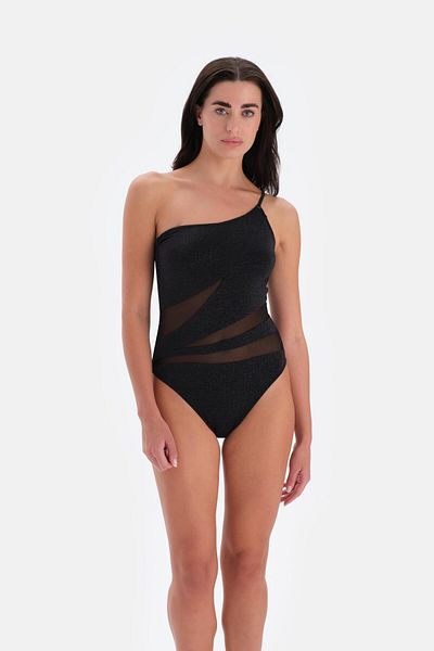 Eros Schwarzer 3023My One Shoulder Badeanzug
