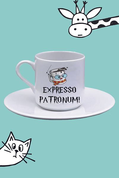 Olympus plus Expresso My Boss! Harry Printed Turkish Coffee Cup