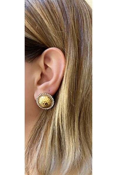 Store Women's Earrings with Steel Stones