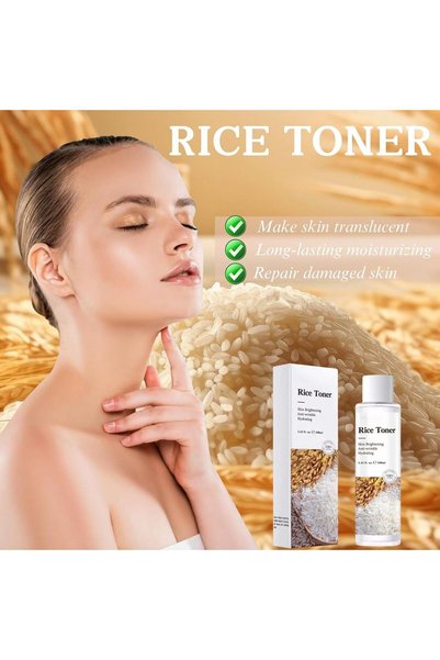 Kormesic تونر الأرز النقي الأساسي لتفتيح البشرة وتخفيف الجفاف ومضاد للتجاعيد ومرطب 120 مل