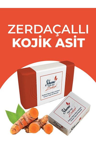 shemo Kojic Acid Soap, Anti-Blemish Kojic Acid Soap With Turmeric And Kojic Acid Effect