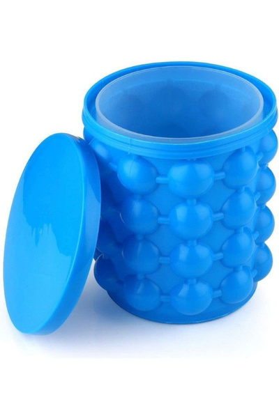 Primo Plus Blue bucket-shaped ice cube maker