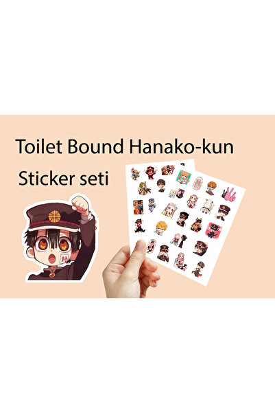Akumastik Toilet Bound Hanako-kun sticker seti 3 cm - Anime Sticker seti