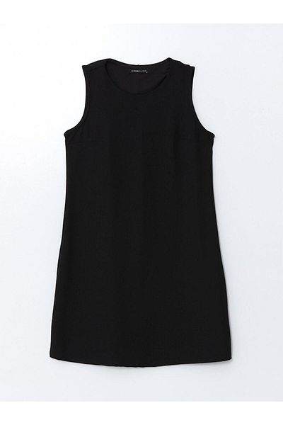LC Waikiki Γυναικείο φόρεμα LCWAIKIKI Classic Crew με λαιμόκοψη σε γραμμή Α