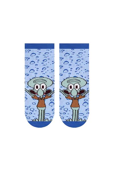 DE&BA SocksWear Unisex Squidward Patterned Booties Socks