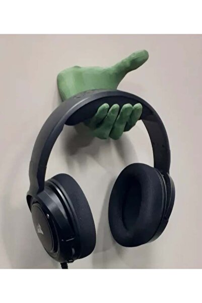 MUAMMO El Şeklinde Duvar PS4 PS5 Xbox Joystick Kol Kulaklık Tutucu Siyah Renk