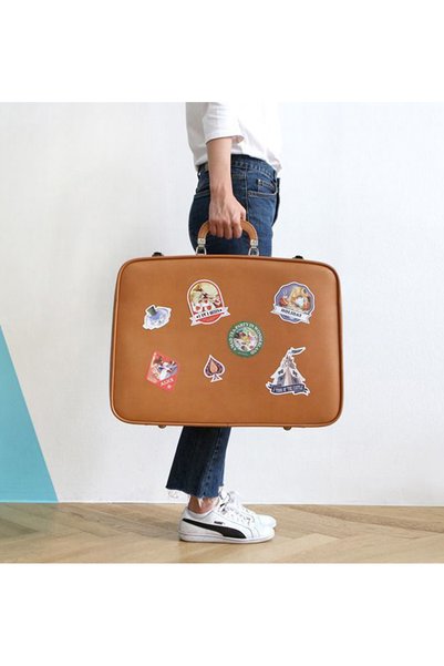 Probest DESIGN Retro Travel Hotel Themed Suitcase Labels - Sticker